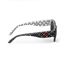 Load image into Gallery viewer, Black and White Jams Sunglasses
