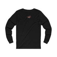 Load image into Gallery viewer, When He Is Ready Adult Female Jersey Long Sleeve Tee in White, Black, Dark Grey, Dark Grey Heather, Navy, Cardinal
