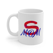Load image into Gallery viewer, Red Super Mom Mug 11oz
