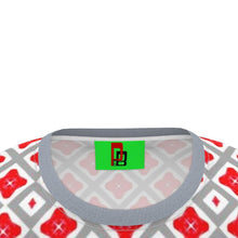 Load image into Gallery viewer, Grey On Red Adult Male Lounge T-Shirt
