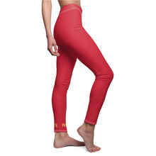 Load image into Gallery viewer, Red Phylgood4life Adult Female Casual Leggings
