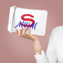 Load image into Gallery viewer, Red Super Mom Clutch Bag

