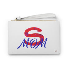 Load image into Gallery viewer, Red Super Mom Clutch Bag
