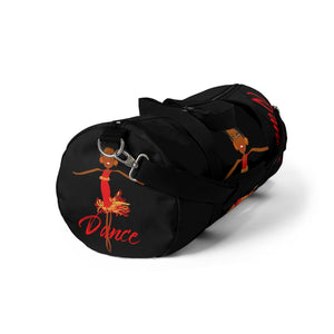 Dance Red/ Black Adult Female Duffel Bag in Small, Large