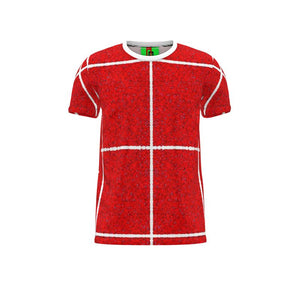 Square Dance Red/white Adult Female T-Shirt