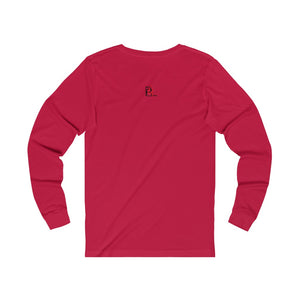 Phylgood Green Adult Female Jersey Long Sleeve Tee in White, Red, Cardinal, Athletic Heather