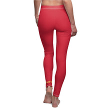 Load image into Gallery viewer, Red Phylgood4life Adult Female Casual Leggings
