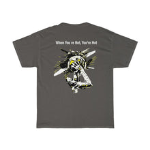 Load image into Gallery viewer, You’re Hot Yellow/Black Adult Male Heavy Cotton Tee in 11 Colors
