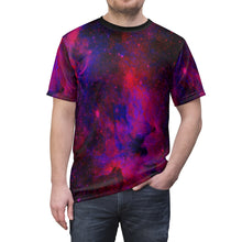 Load image into Gallery viewer, Red Galaxy Adult Male Tee
