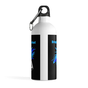 Heat Blue Stainless Steel 14oz Water Bottle