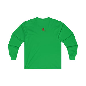 Black So Proud Adult Female Ultra Cotton Long Sleeve Tee in White, Gold, Irish Green, Carolina Blue, Light Pink, Red