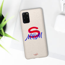 Load image into Gallery viewer, Red Super Mom Biodegradable Phone Case (5 - iPhone sizes and 3 - Samsung sizes)
