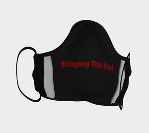 Heat Red Adult Face Mask in Adult, Youth