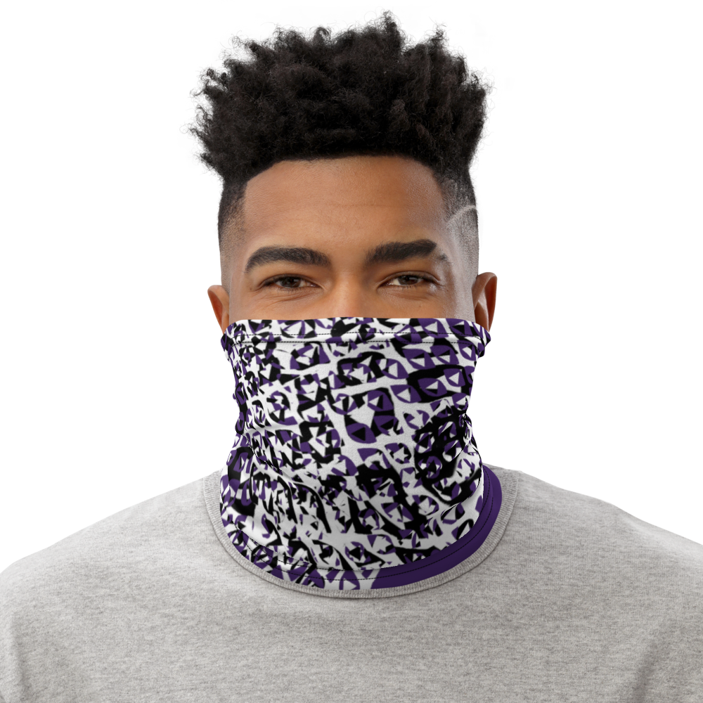 Better Days Black/White Adult Male Neck Gaiter