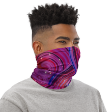 Load image into Gallery viewer, Purple Sprinkler Adult Male Neck Gaiter
