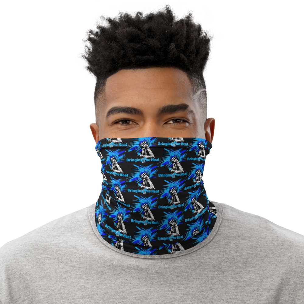 Heat Blue Adult Male Neck Gaiter