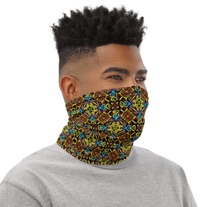 Cross Roads Brown/Yellow Adult Male Neck Gaiter