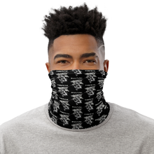 Load image into Gallery viewer, Heat Black/White Adult Male Neck Gaiter
