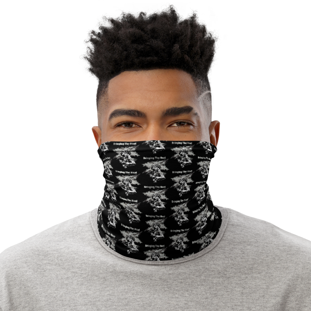 Heat Black/White Adult Male Neck Gaiter