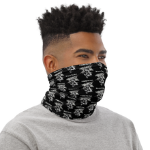 Load image into Gallery viewer, Heat Black/White Adult Male Neck Gaiter
