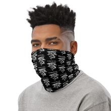 Load image into Gallery viewer, Heat Black/White Adult Male Neck Gaiter
