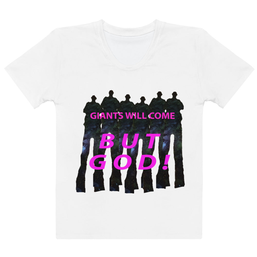 But God (Pink) Adult Female T-shirt