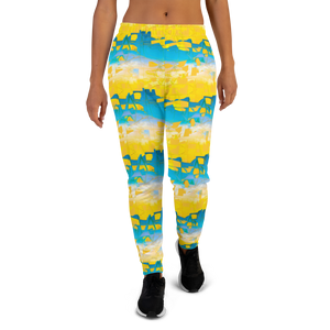 Bliss Yellow/Blue Adult Female Joggers