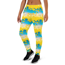 Load image into Gallery viewer, Bliss Yellow/Blue Adult Female Joggers
