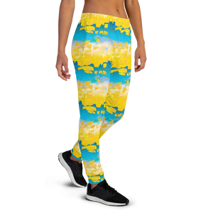 Bliss Yellow/Blue Adult Female Joggers