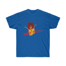 Load image into Gallery viewer, Red Mom Rules Adult Female Ultra Cotton Tee in 6 Colors
