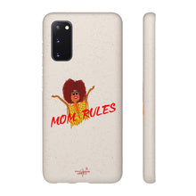 Load image into Gallery viewer, Red Mom Rules Biodegradable Phone Case (5 - iPhone sizes and 3 - Samsung sizes)
