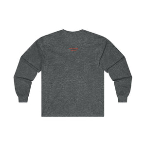 But God Adult Male Ultra Cotton Long Sleeve Tee in White, Sport Grey, Ash, Forest Green, Dark Heather