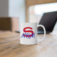 Load image into Gallery viewer, Red Super Mom Mug 11oz
