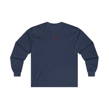 Load image into Gallery viewer, Black Light Adult  Male Ultra Cotton Long Sleeve Tee in White, Navy, Royal
