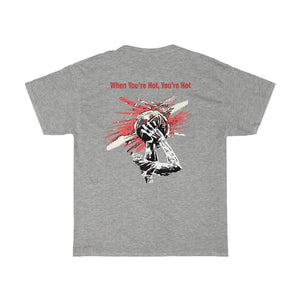 You’re Hot Light Red Adult Male Heavy Cotton Tee in 11 Colors
