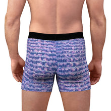 Load image into Gallery viewer, Flags Blue/Red Adult Male Boxer Briefs
