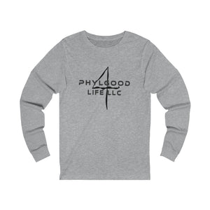 Phylgood Green Adult Female Jersey Long Sleeve Tee in White, Red, Cardinal, Athletic Heather