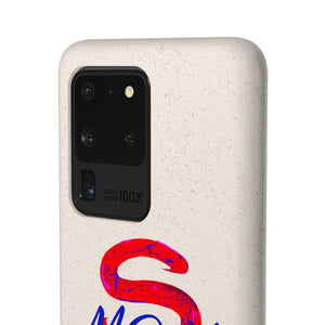 Red Super Mom Biodegradable Phone Case (5 - iPhone sizes and 3 - Samsung sizes)