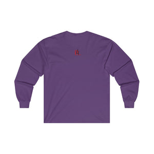 Black My Favorite Color Adult Male Ultra Cotton Long Sleeve Tee in White, Gold, Sport Grey, Dark Chocolate, Ash, Carolina Blue, Royal, Purple