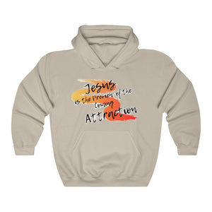 Coming Attraction Adult Female Heavy Blend™ Hooded Sweatshirt in Gold, Dark Chocolate, Forest Green, Military Green, Dark Heather, Irish Green, Purple, Red, Royal, Sport Grey, White