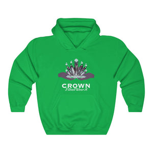 Crown Adult Female Heavy Blend™ Hooded Sweatshirt in Red, Gold, Light Pink, Dark Chocolate, Forest Green, Military Green, Carolina Blue, Heliconia, Irish Green, Maroon, Purple, Royal, Spot Grey, Black, Orange