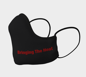 Heat Red Adult Face Mask in Adult, Youth