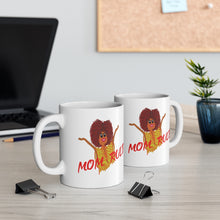 Load image into Gallery viewer, Red Mom Rules Mug 11oz
