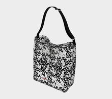 Load image into Gallery viewer, Shaker Black/White Adult Female Day Tote Bag

