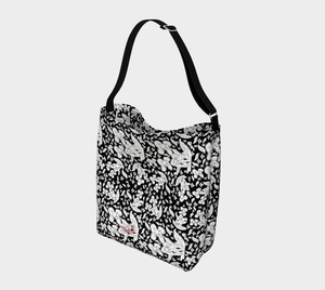 Shaker Black/White Adult Female Day Tote Bag