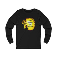 Load image into Gallery viewer, The Promise Adult Male Jersey Long Sleeve Tee in Black, Athletic Heather, Dark Grey Heather
