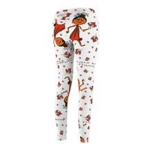 Load image into Gallery viewer, Chocolate Baby Girl Adult Female Casual Leggings with White Background
