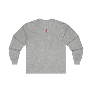 Black My Favorite Color Adult Male Ultra Cotton Long Sleeve Tee in White, Gold, Sport Grey, Dark Chocolate, Ash, Carolina Blue, Royal, Purple