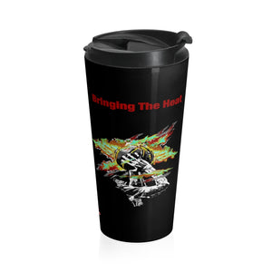 Heat Red Stainless Steel 15oz Travel Mug