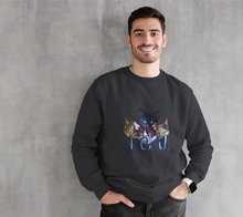 Load image into Gallery viewer, ICU Adult Male Sweatshirt in Black, Dark Heather, Navy Blue, Sport Grey
